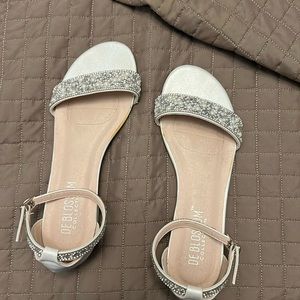 Formal flats with 3/4 inch heels